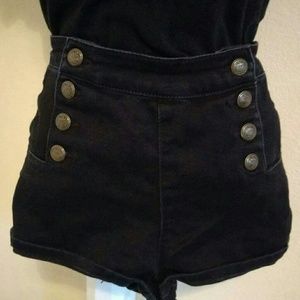 High waisted shorts