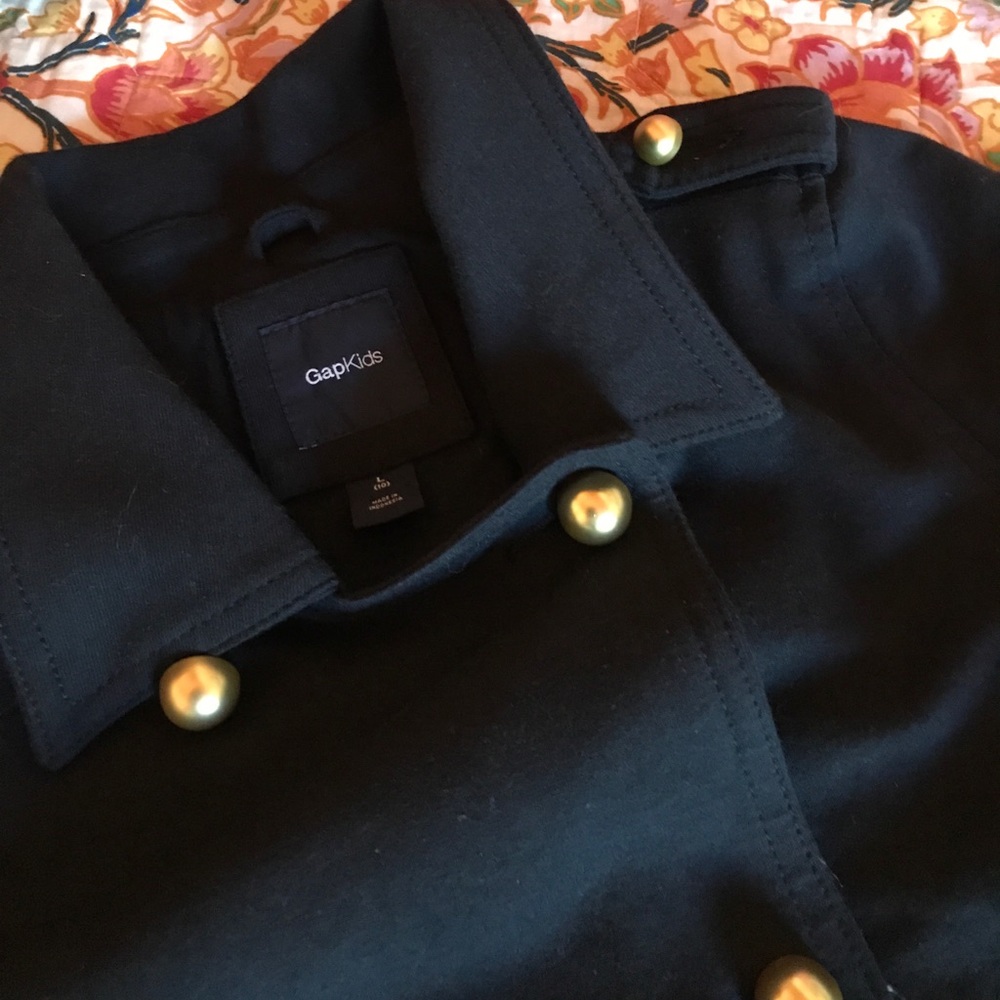 Navy Blue Pea Coat💫