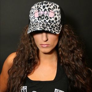Fit For A Belle Snow Leopard Baseball Hat