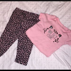 Leopard Cat Onesie and Pants