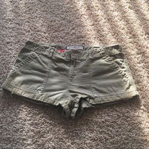 Olive green Abercrombie and Fitch shorts