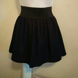 Navy blue mini skirt