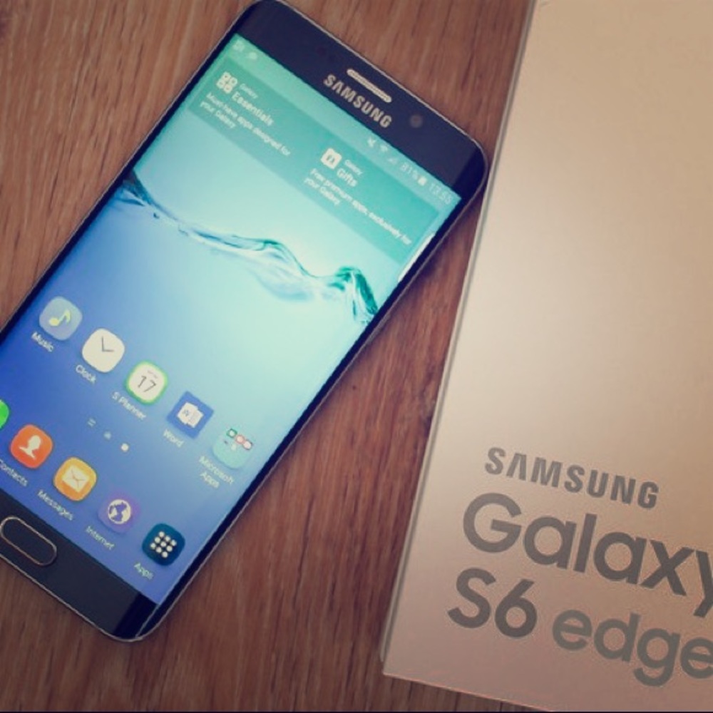 Samsung s6+ cell phone.