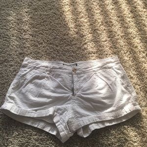 White Abercrombie and Fitch Shorts