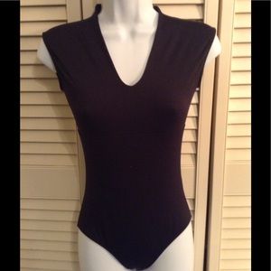Ballet Rosa Adult XS Petite black leotard openback