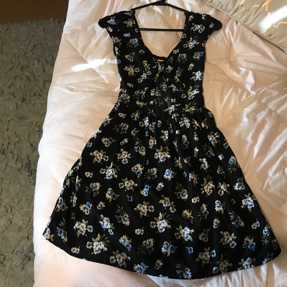 Blue floral Hollister dress