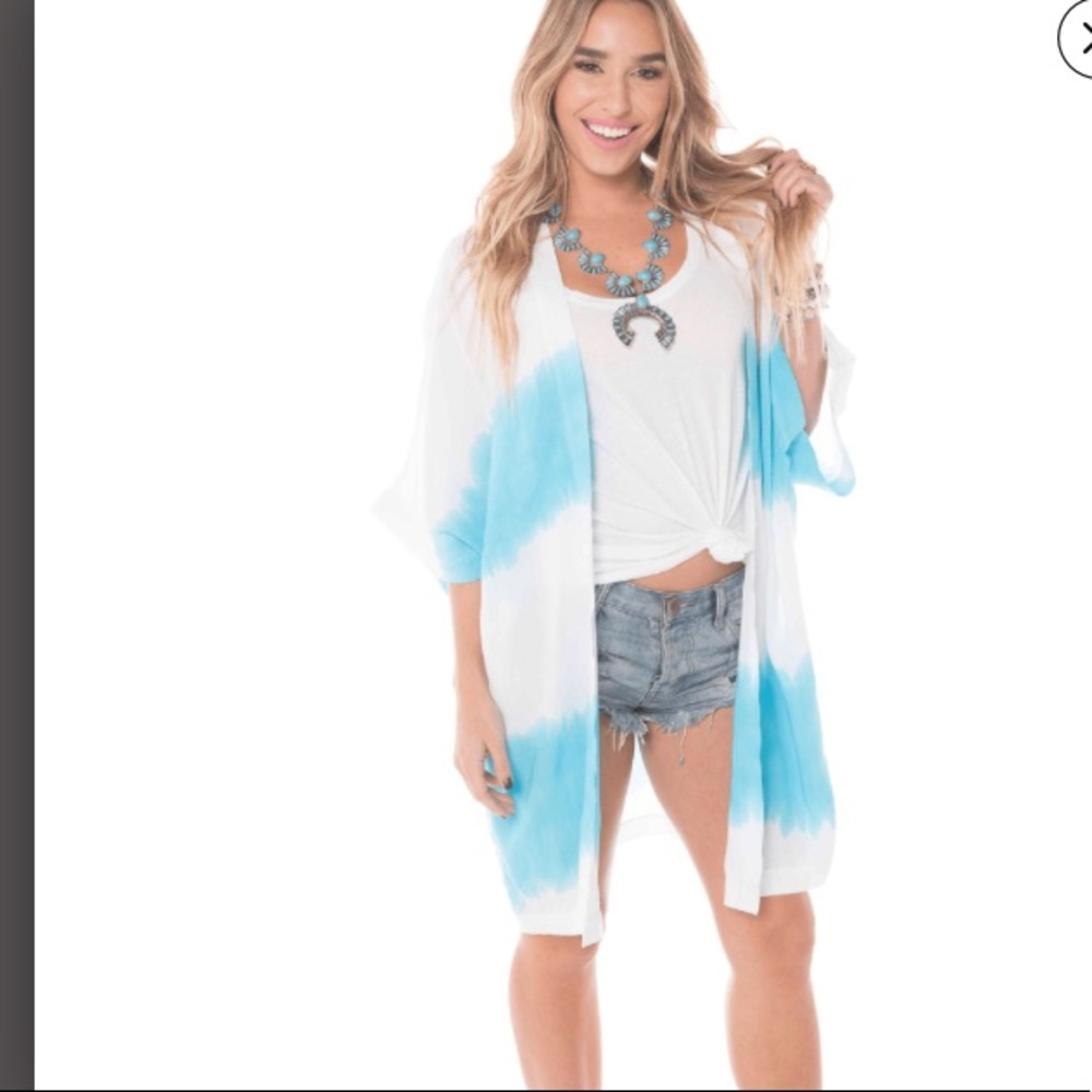 Buddy Love tie-dye kimono