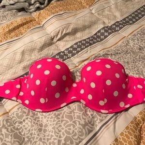 Victoria's Secret Pink strapless bikini top