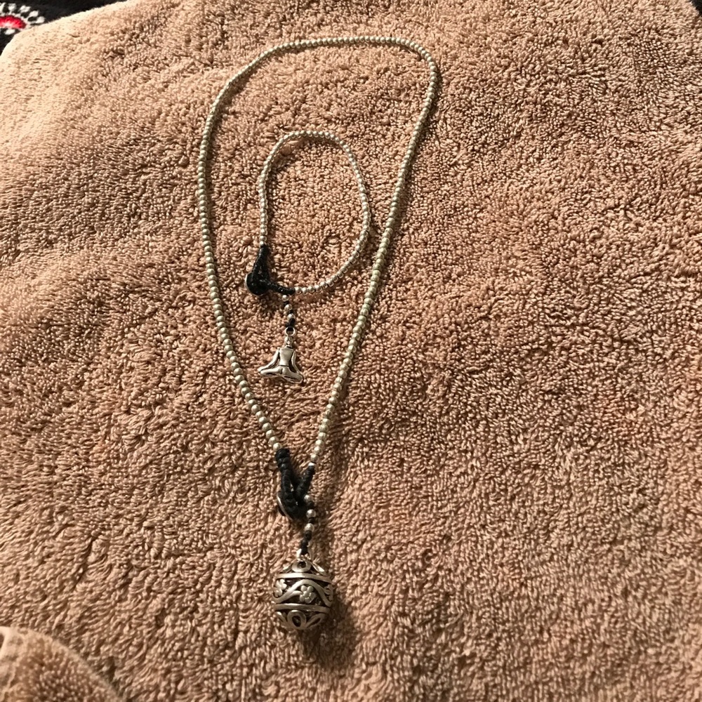 Matching sterling necklace bracelet