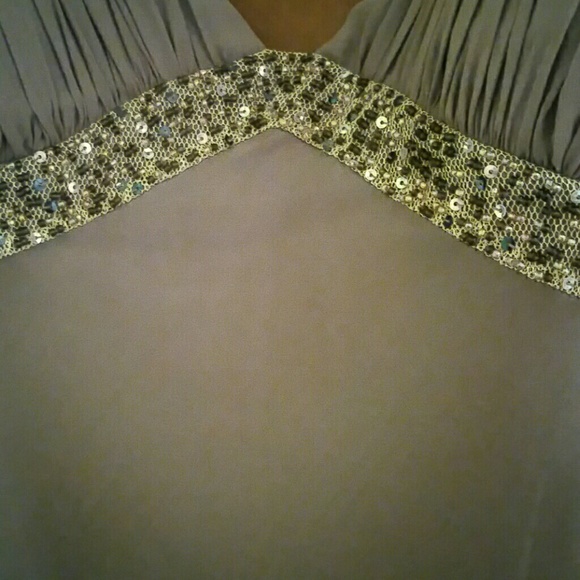 LAVENDER "DAVID'S BRIDAL" HALTER MAXI - Picture 2 of 8