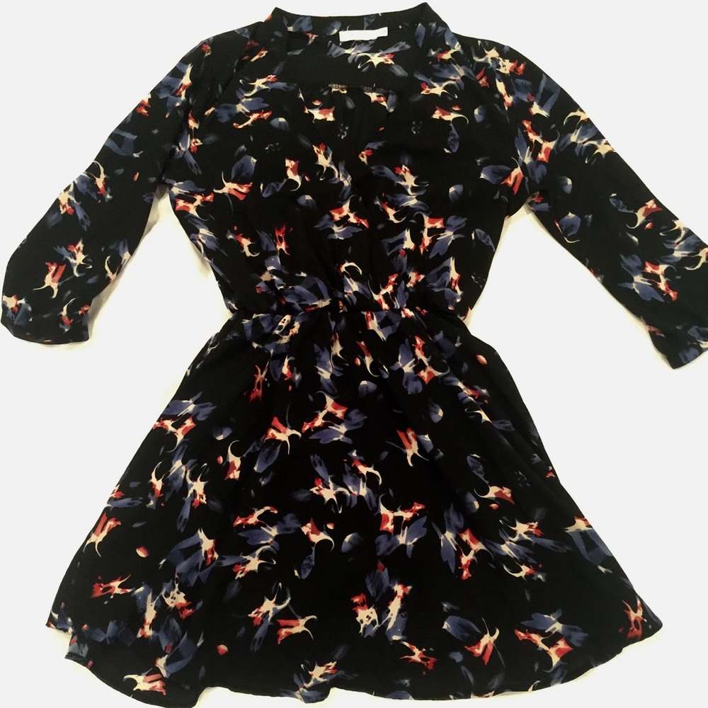 Abstract printed dress.