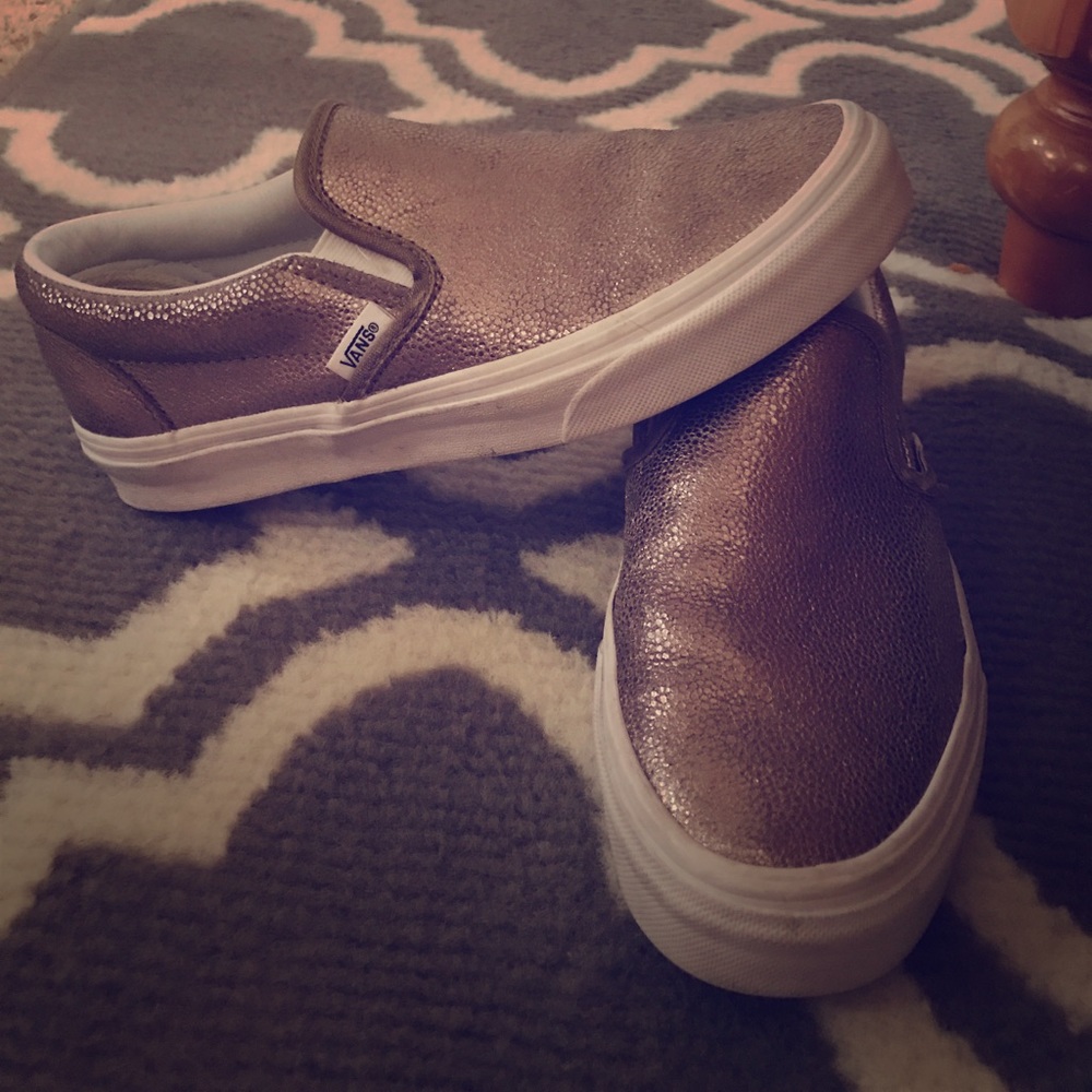 Rose gold Slip On Vans