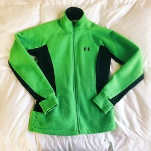 Women's UNDER ARMOUR Lime Green Jacket