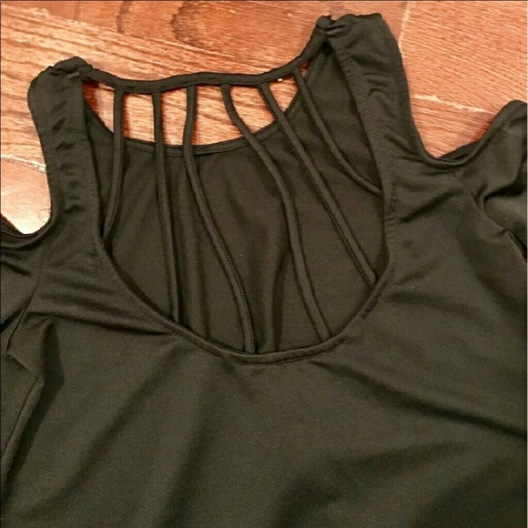 Flirty black top from Rue 21 size XS strappy - Picture 3 of 4