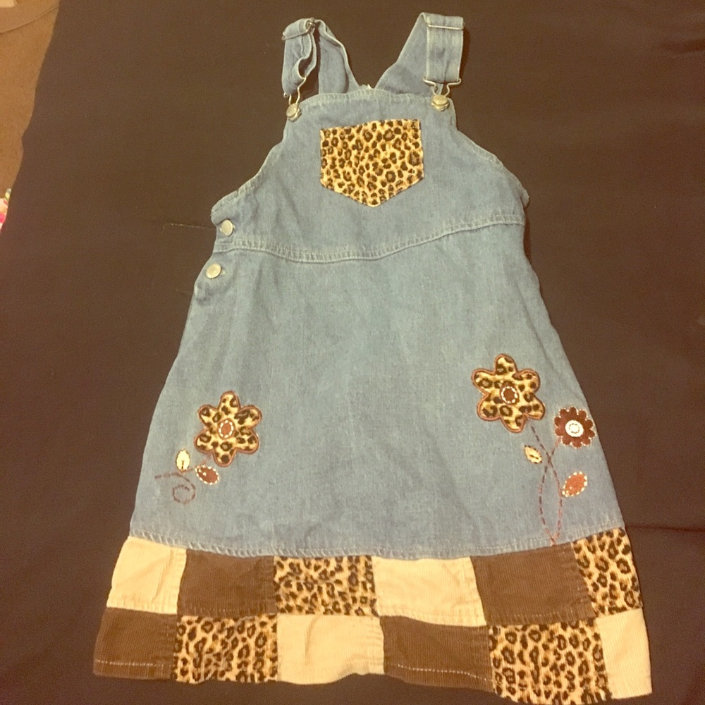 Animal printed Overall dress