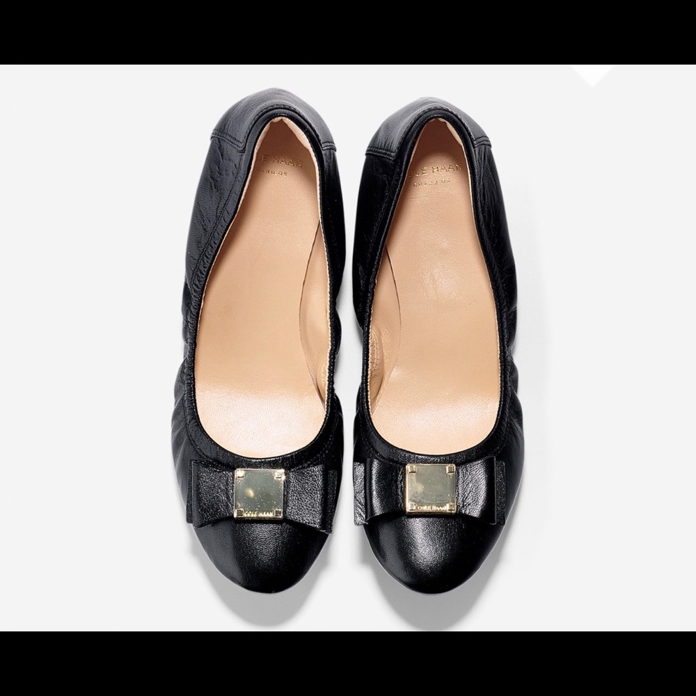 Cole Haan Tali Bow Ballet Flats in Black