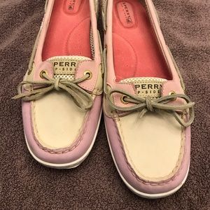 Pink Sperry Topsiders / Boat shoes