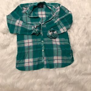 American Eagle Outfitters Plaid Shirt-Size M