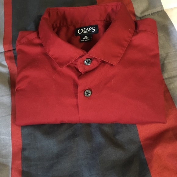 ❗️5 for $25❗️Big Boys CHAPS long sleeve button up - Picture 6 of 8