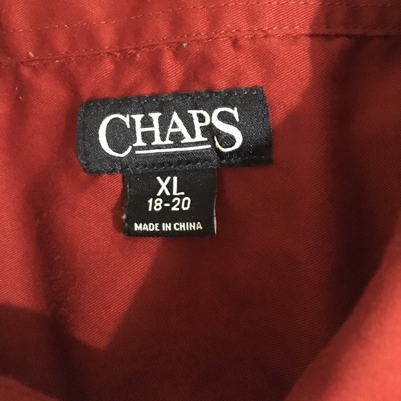 ❗️5 for $25❗️Big Boys CHAPS long sleeve button up - Picture 7 of 8