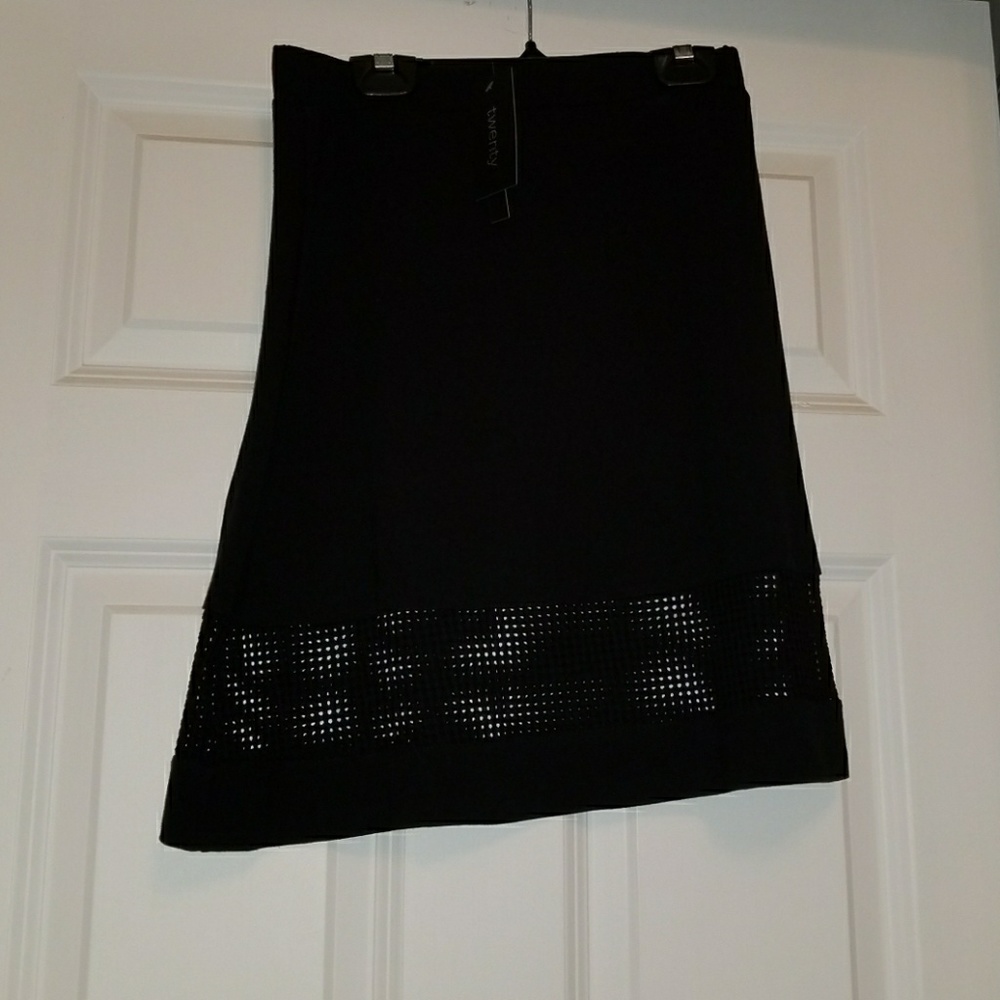 Black fishnet skirt