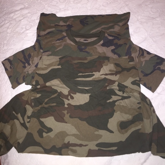 Bundle of 2 Boys Camouflage shirts, size 10/12 - Picture 1 of 5