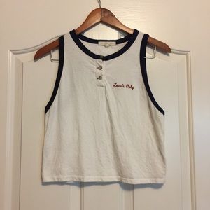 Locals Only Cropped Tank Top