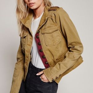 FP Shrunken Officer's Jacket in Natural XS