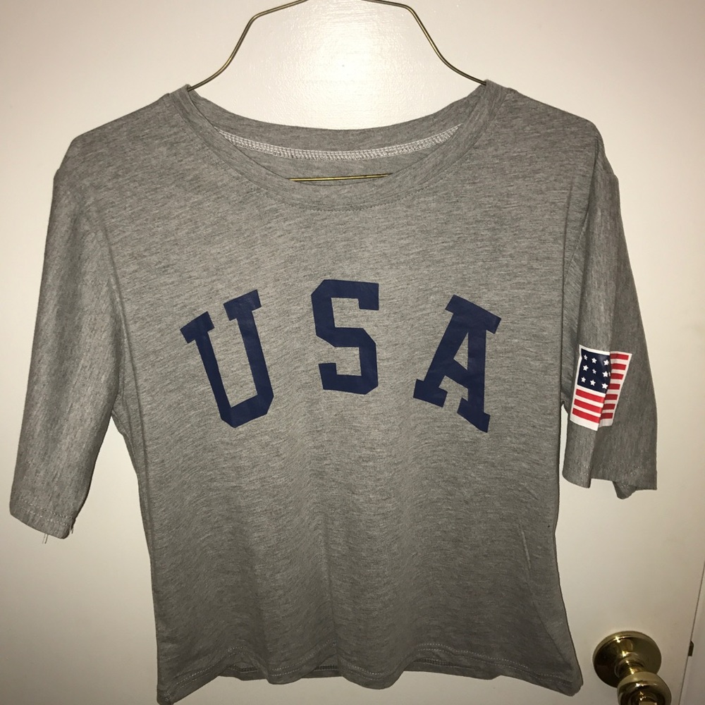USA Crop Top