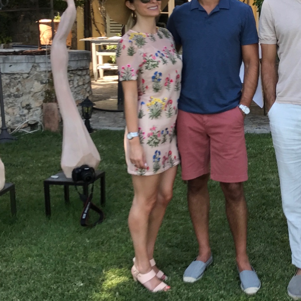 Floral mesh dress slip dress included