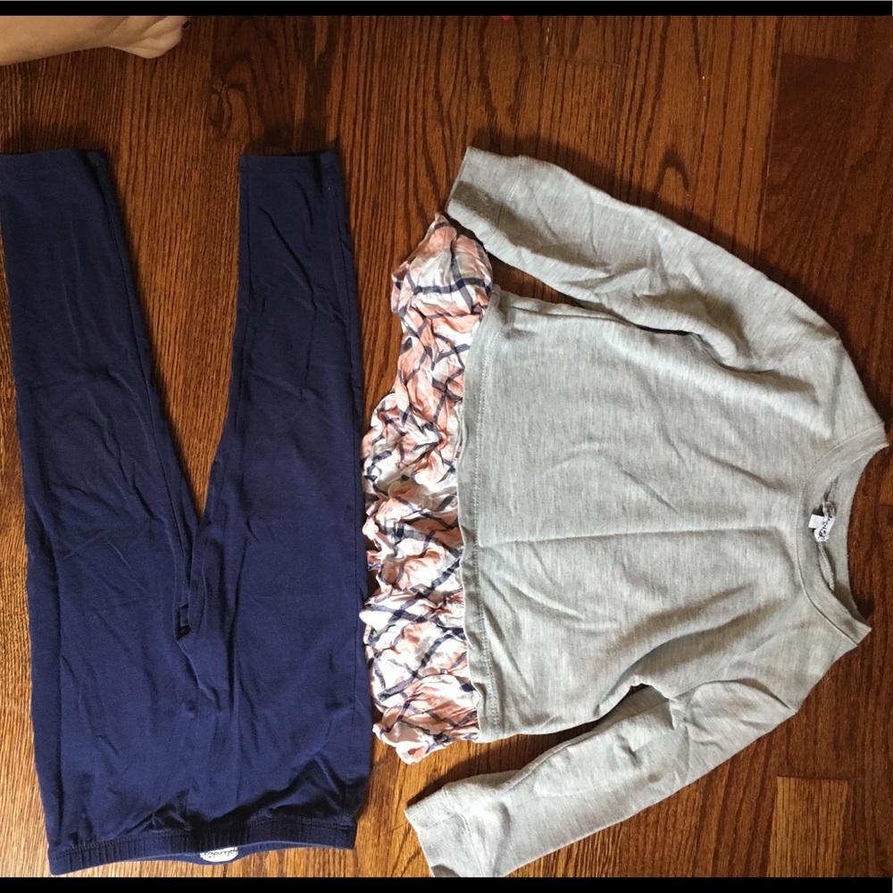 Splendid 3t top and leggings