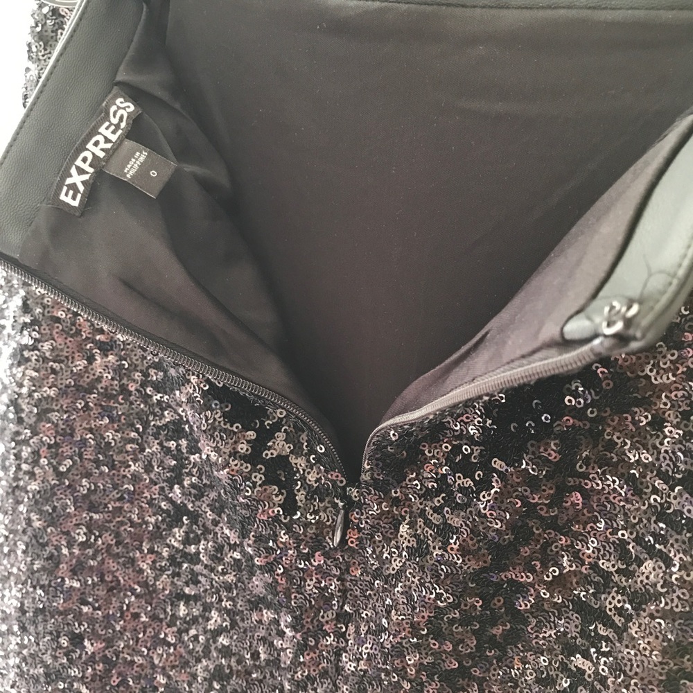 sequin skirt