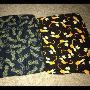 LuLaRoe cat leggings OS