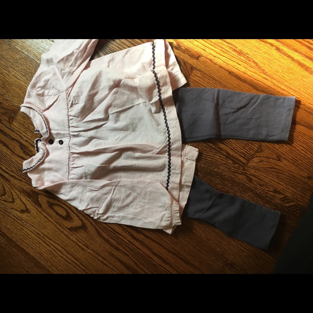 Mini boden top and leggings