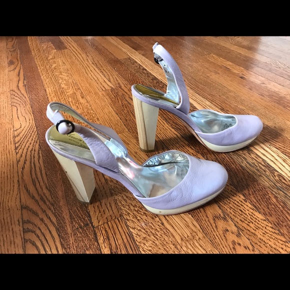 Kenneth Cole Soft Leather Sling back sandals - Picture 2 of 5