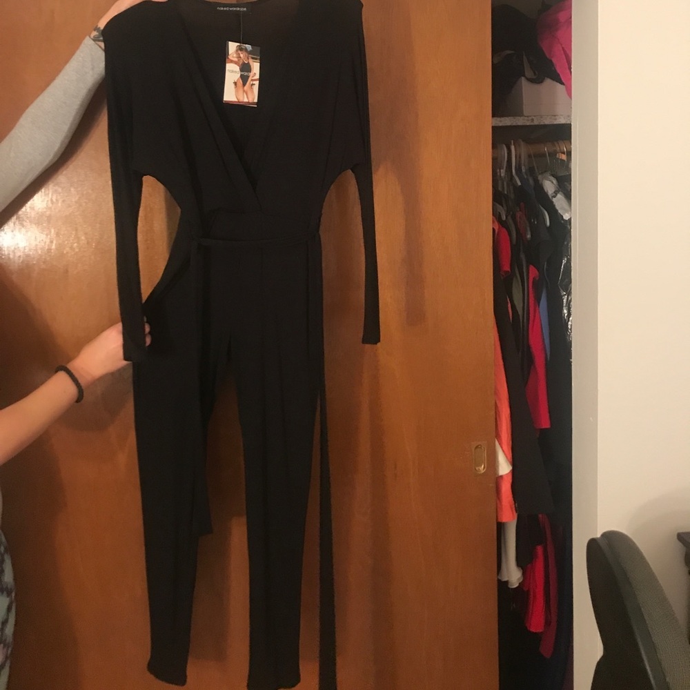 Black jumpsuit from naked wardrobe boutique