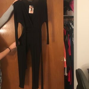 Black jumpsuit from naked wardrobe boutique