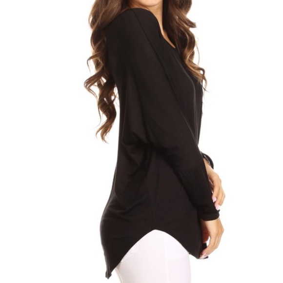 New! Dolman Sleeve Casual Knit Top (S-M-L) - Picture 2 of 3