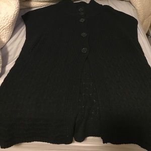Beautiful black lightweight shrug sweater