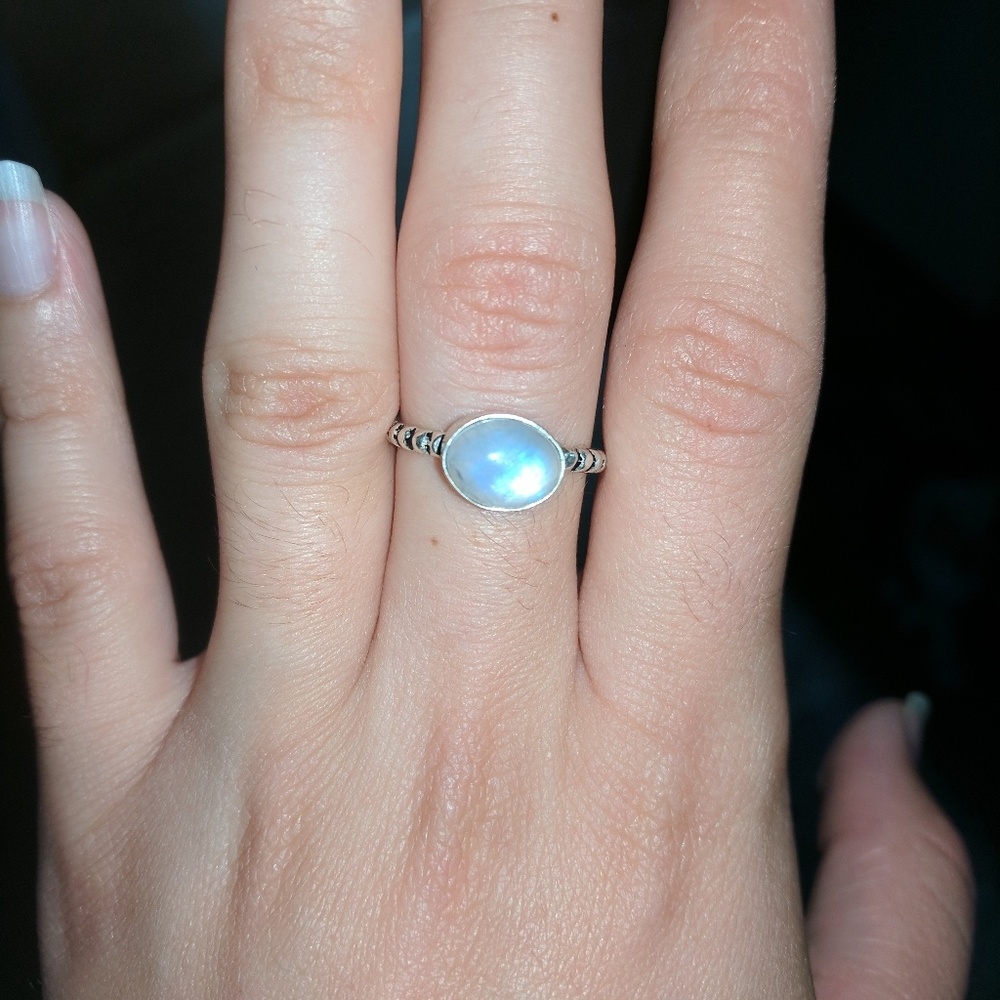 Sterling silver Moonstone ring