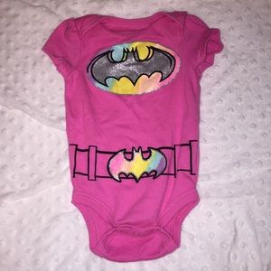 Pink Batman Onesie