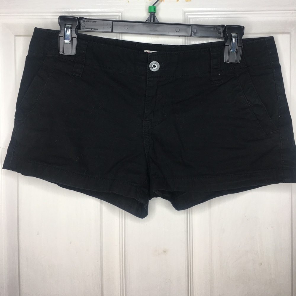 Roxy black jean shorts