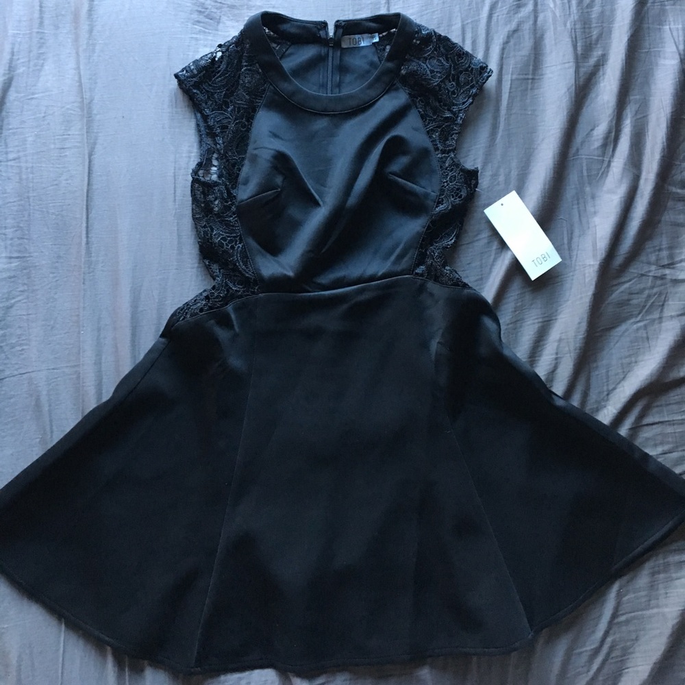 NWT Black Skater Dress