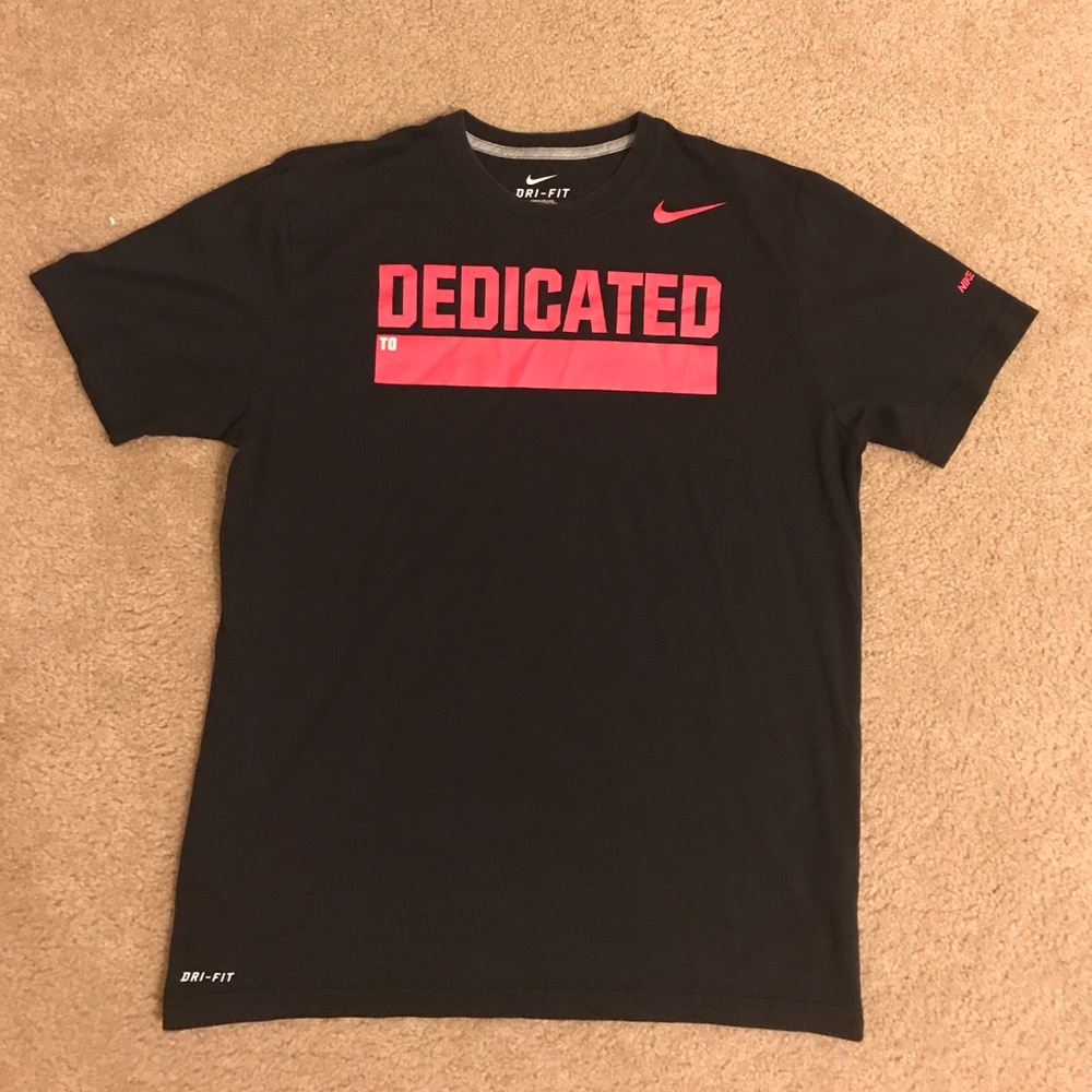 Nike dri-fit breast cancer awareness shirt