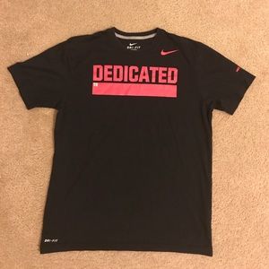 Nike dri-fit breast cancer awareness shirt