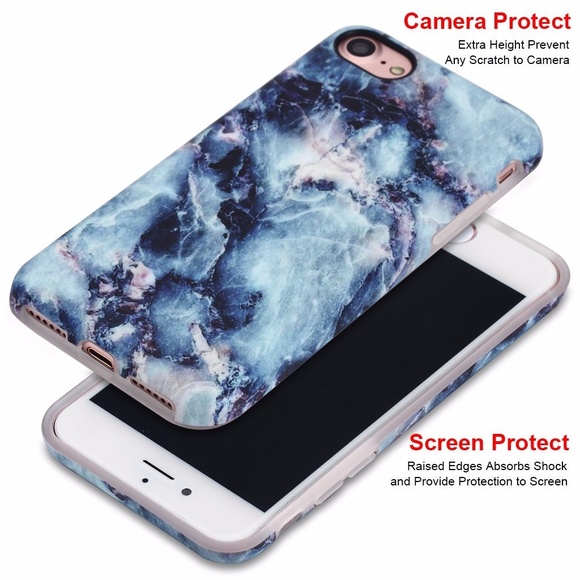 iPhone Lightning Marble Case - Picture 2 of 2
