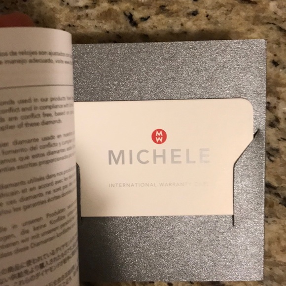 Michele watch. Never worn. Brand new. main image 4