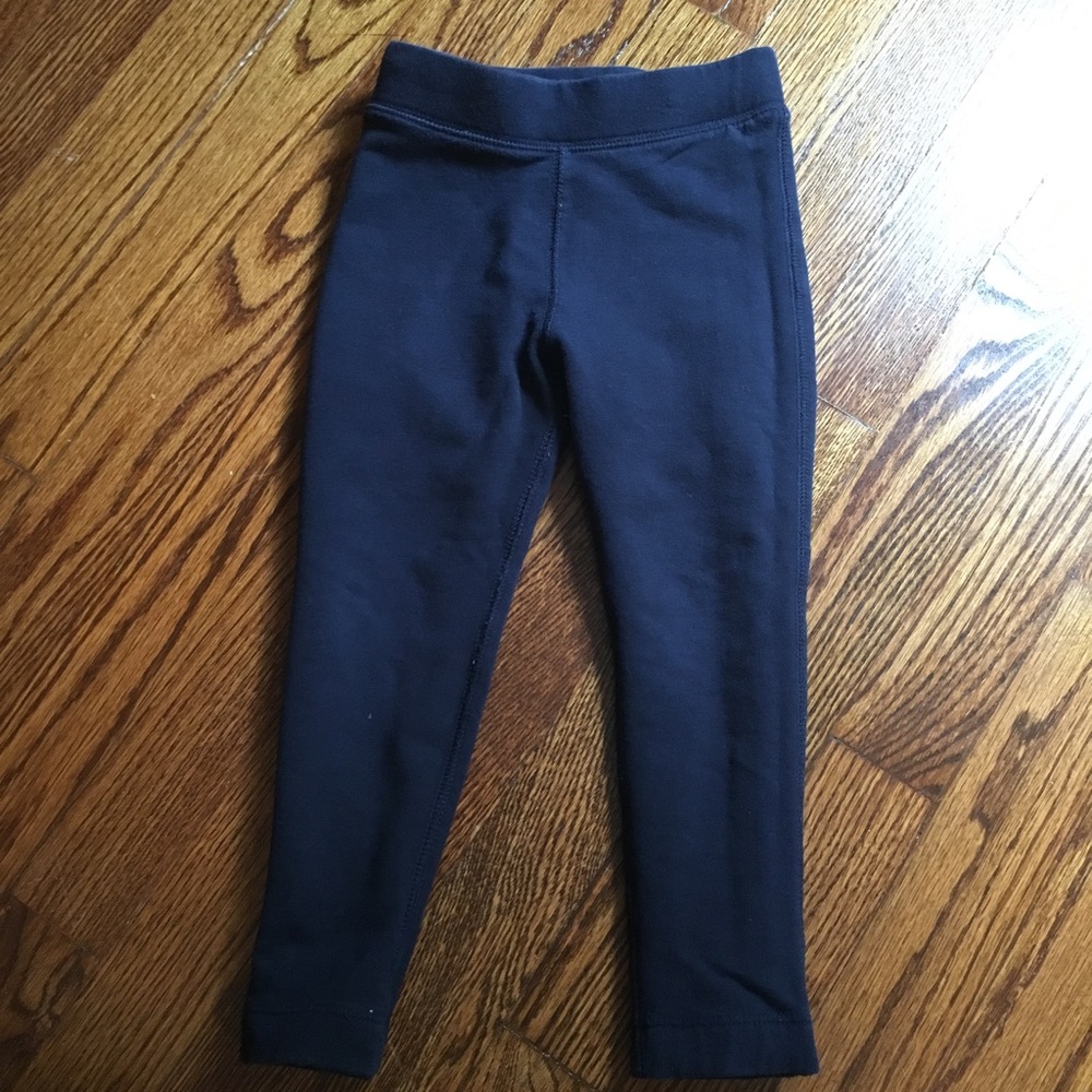 Crewcuts cozy navy leggings 3t