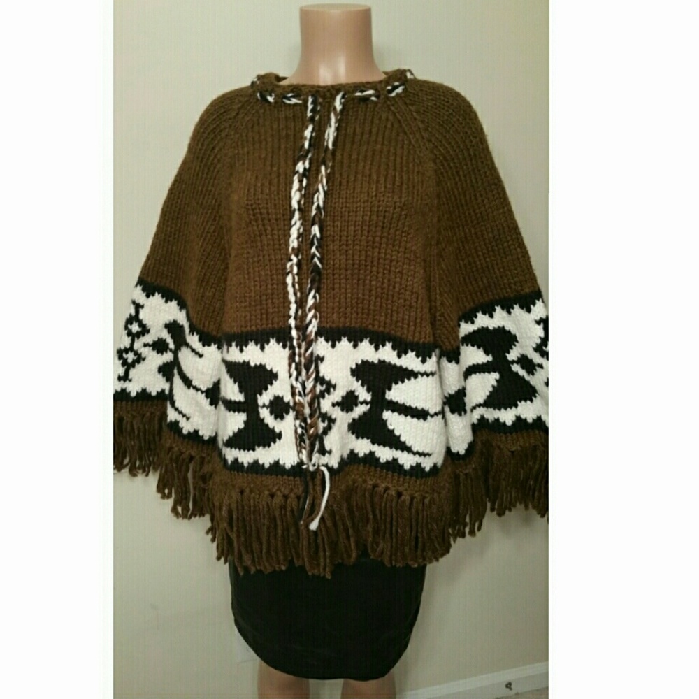 Vintage Knit Cape