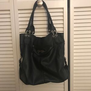 Jessica Simpson Black Leather Purse